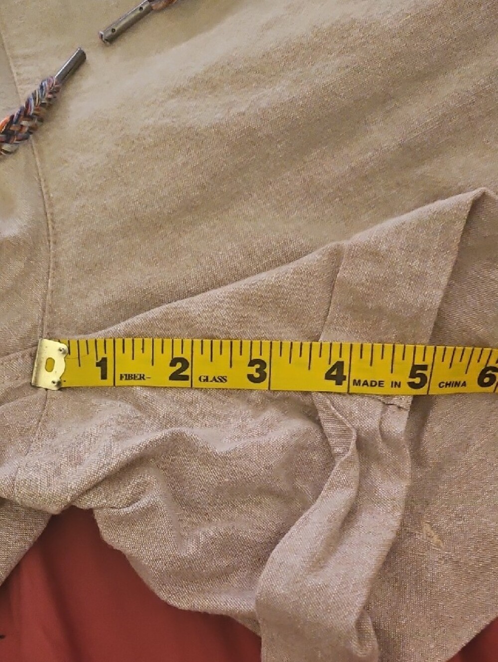 Eddie Bauer Khaki Tan Drawstring Shorts - Picture 4 of 9